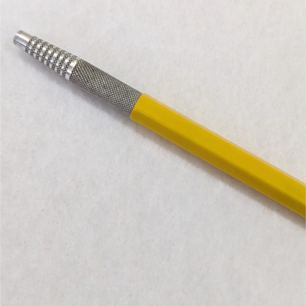 Vintage Yellow A.W. FABER USA Sure Grip 6803 Graphing Mechanical Lead Holder